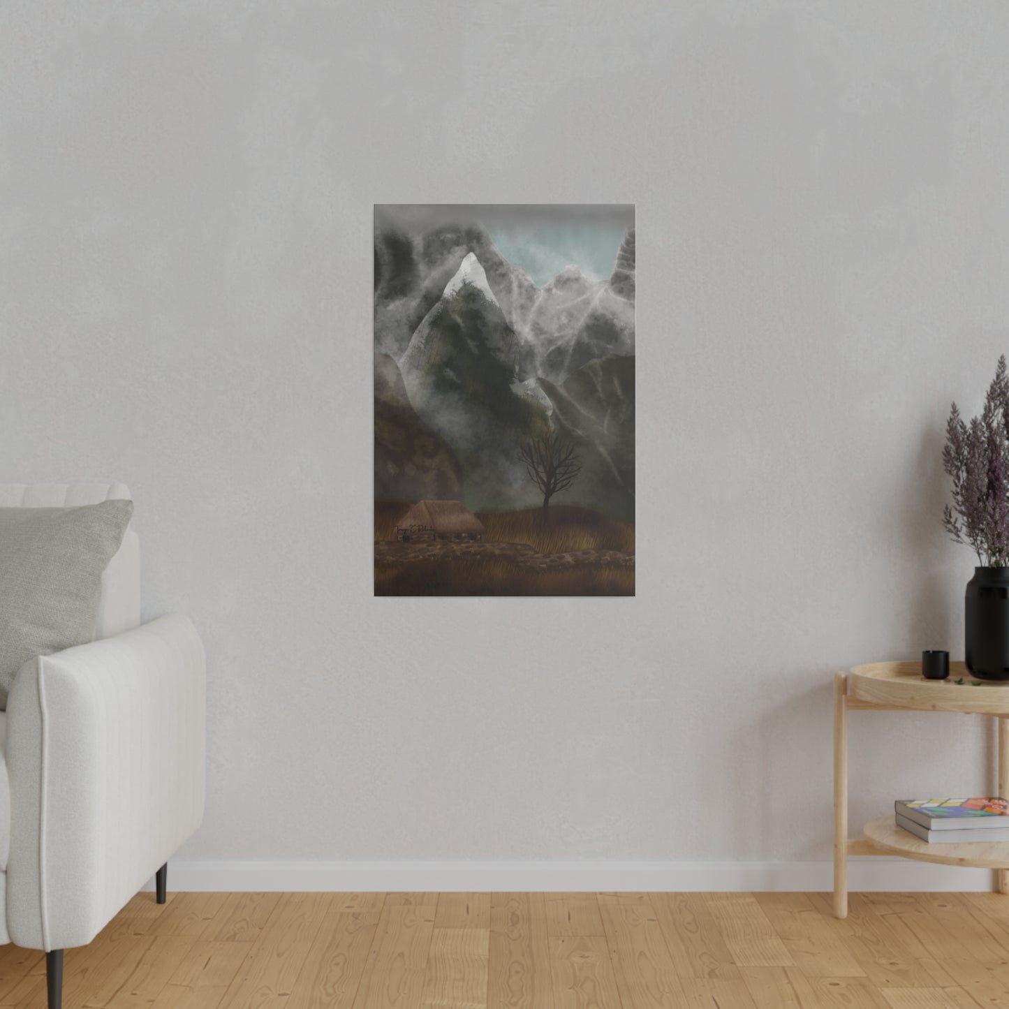 Mountain House Matte Canvas, Stretched, 0.75"