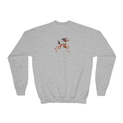 Stressy Jessie Youth Crewneck Sweatshirt