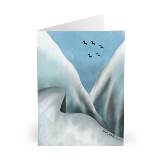 Snowy Mountain Greeting Cards (5 Pack)