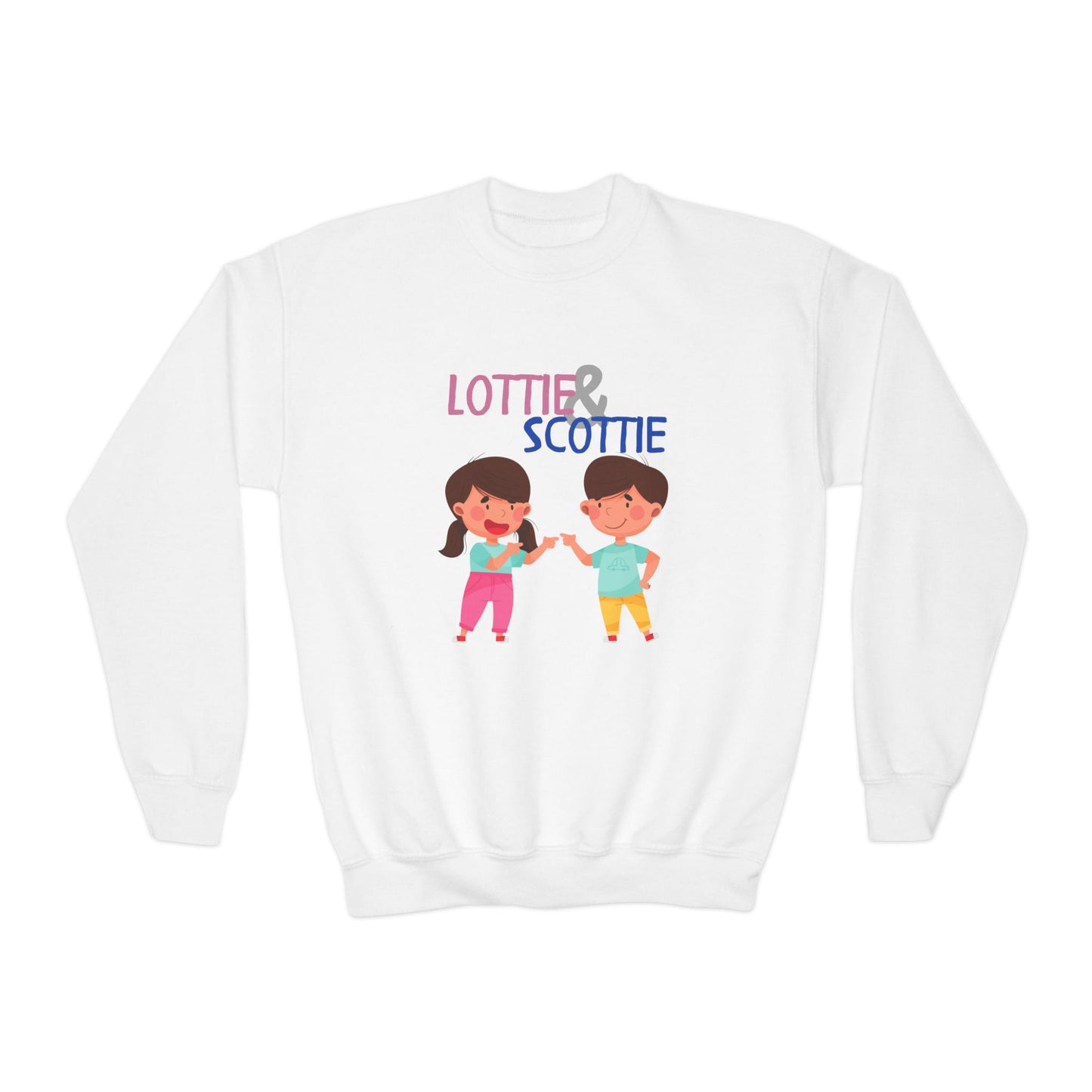 Lottie & Scottie Youth Crewneck Sweatshirt