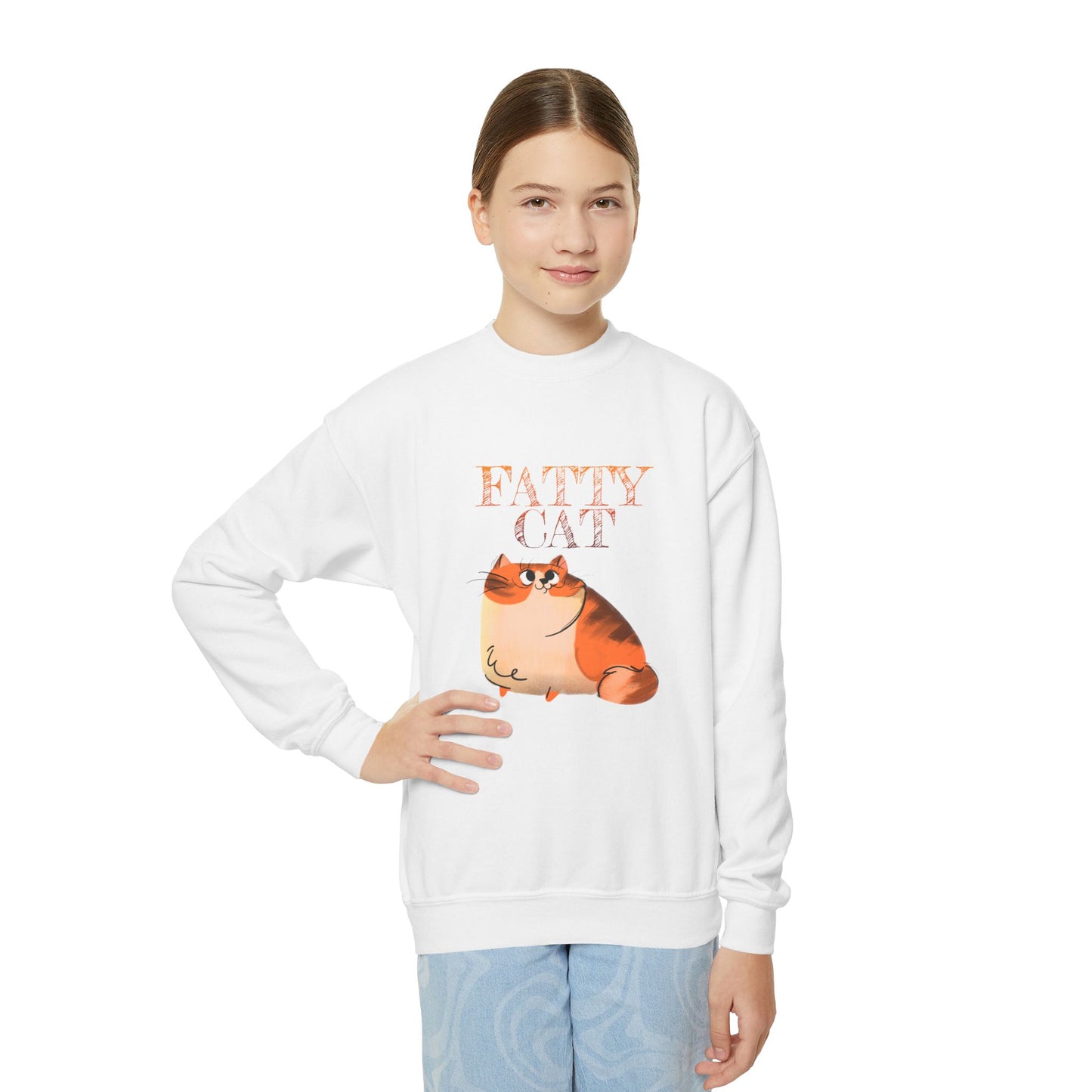 Fatty Cat Sweet Youth Crewneck Sweatshirt