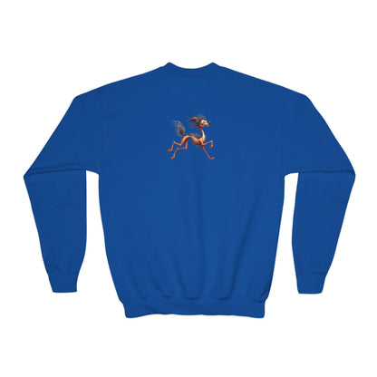 Stressy Jessie Youth Crewneck Sweatshirt