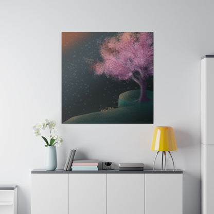 Cherry Blossom Matte Canvas, Stretched, 0.75"