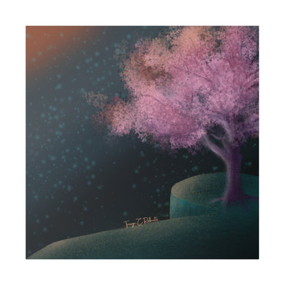 Cherry Blossom Matte Canvas, Stretched, 0.75"