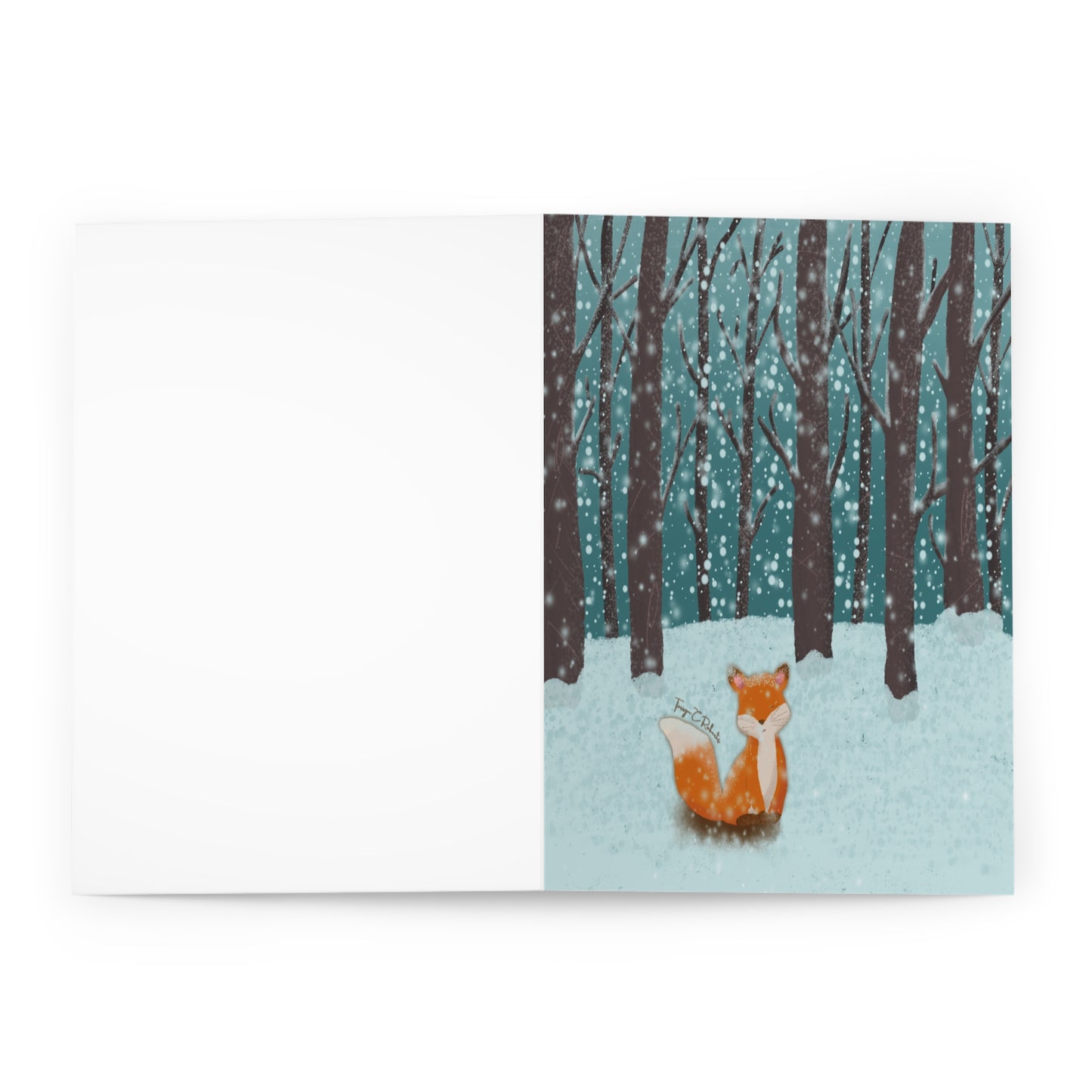 Snow Fox Greeting Cards (5 Pack)