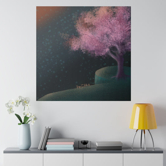 Cherry Blossom Matte Canvas, Stretched, 0.75"