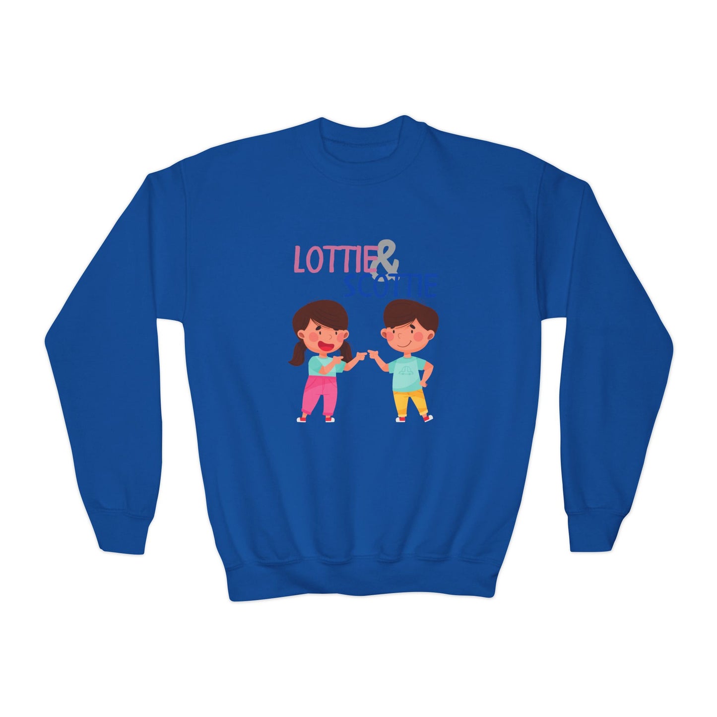 Lottie & Scottie Youth Crewneck Sweatshirt