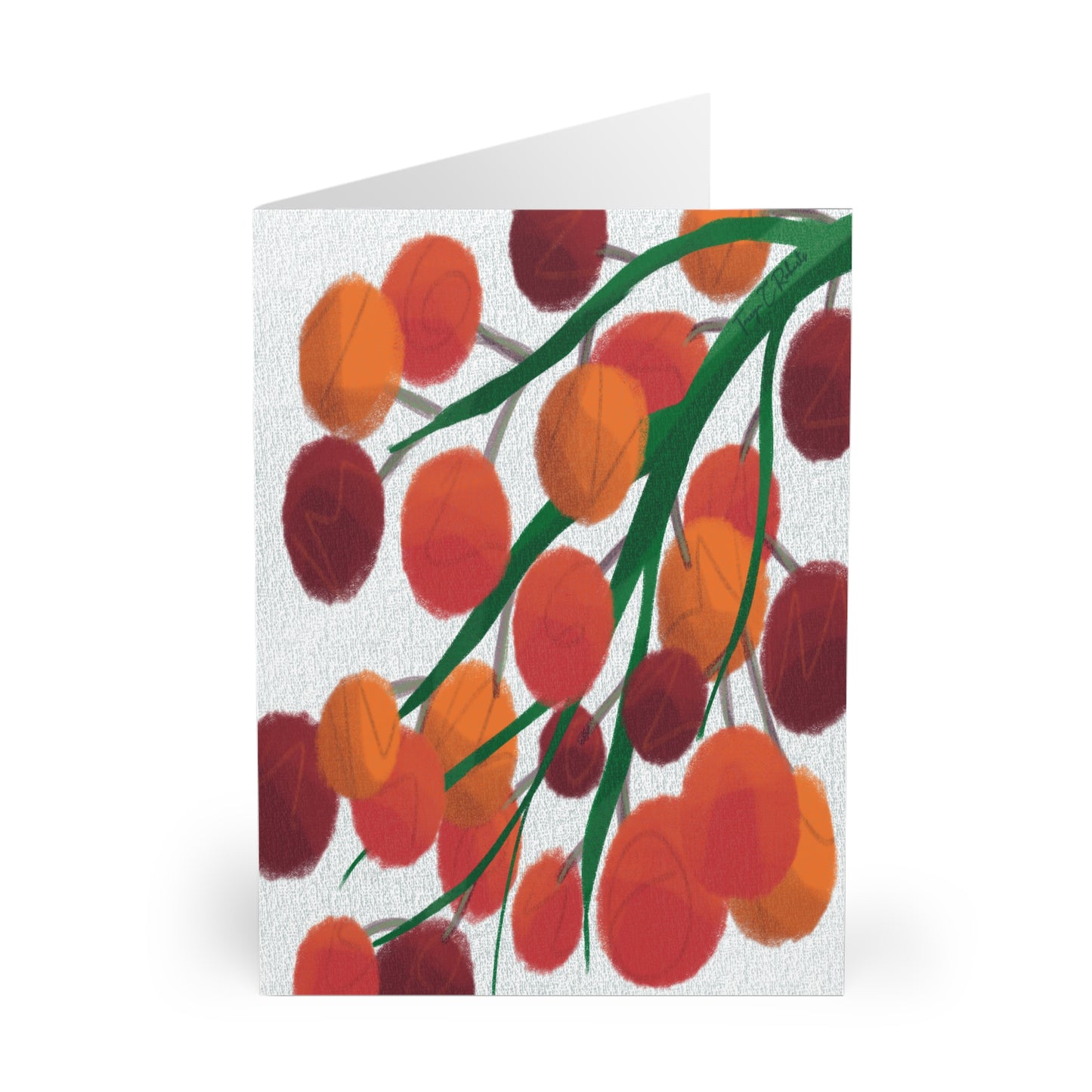 Berries Greeting Cards (5 Pack)