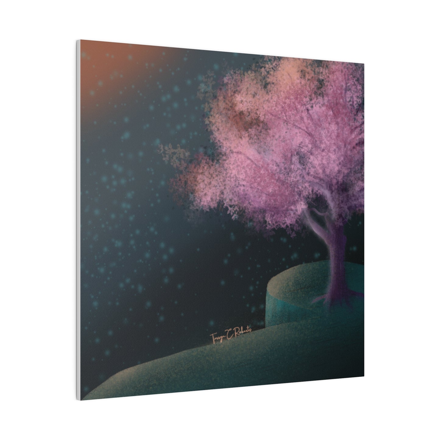 Cherry Blossom Matte Canvas, Stretched, 0.75"