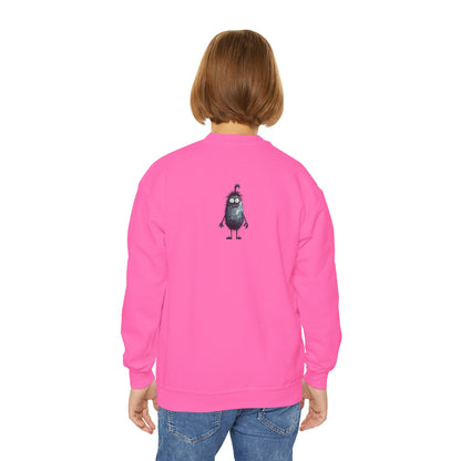 The Monsters Are Scared Of Mommy Youth Crewneck Sweatshirt