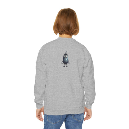 The Monsters Are Scared Of Mommy Youth Crewneck Sweatshirt