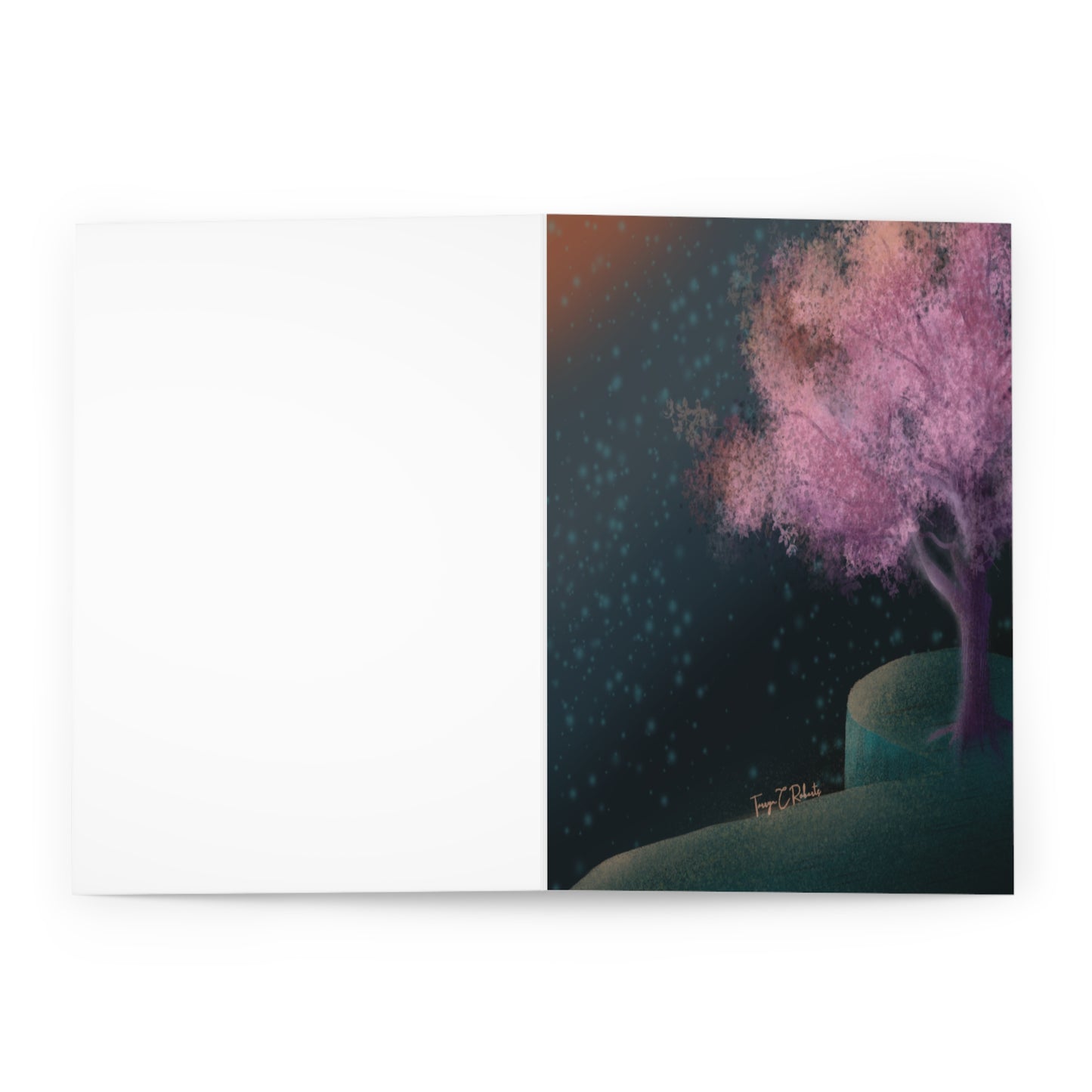 Cherry Blossoms Greeting Cards (5 Pack)