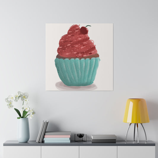 Cupcake Matte Canvas, Stretched, 0.75"