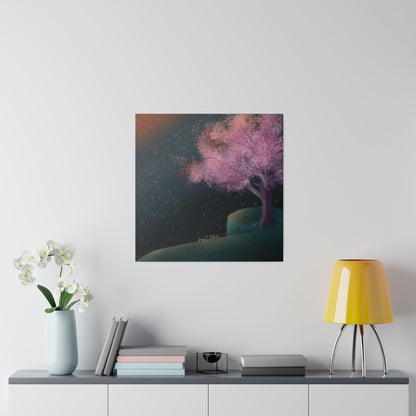 Cherry Blossom Matte Canvas, Stretched, 0.75"