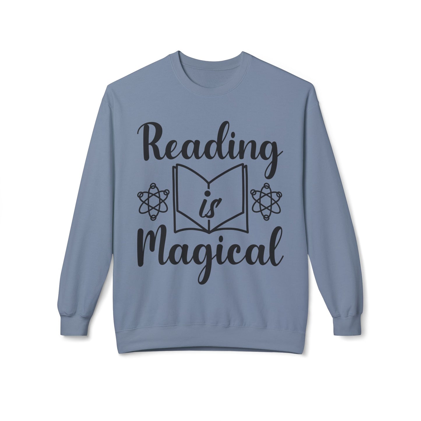 Reading is Magical Unisex Midweight Softstyle Fleece Crewneck Sweatshirt