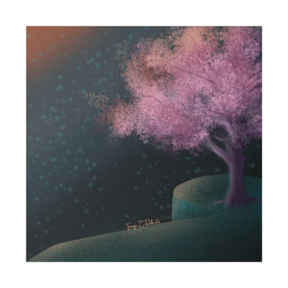 Cherry Blossom Matte Canvas, Stretched, 0.75"