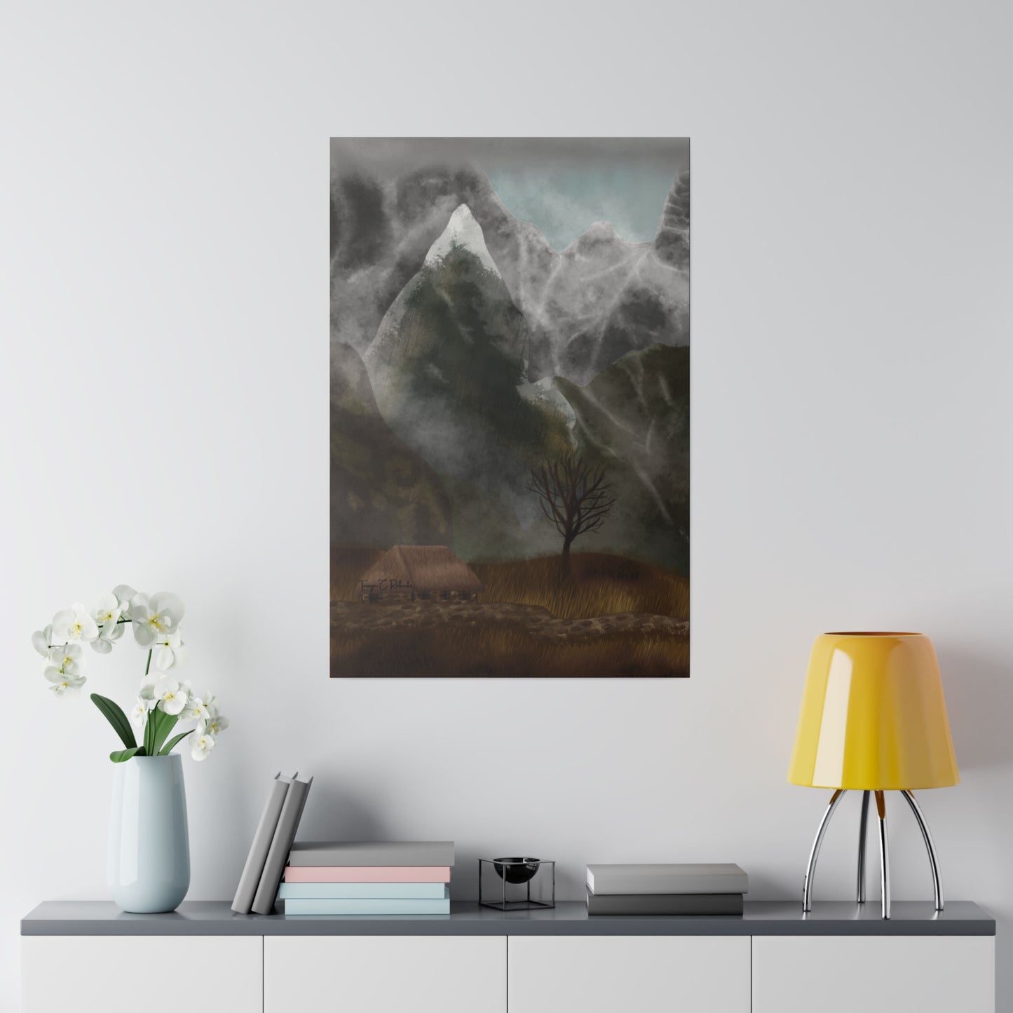 Mountain House Matte Canvas, Stretched, 0.75"