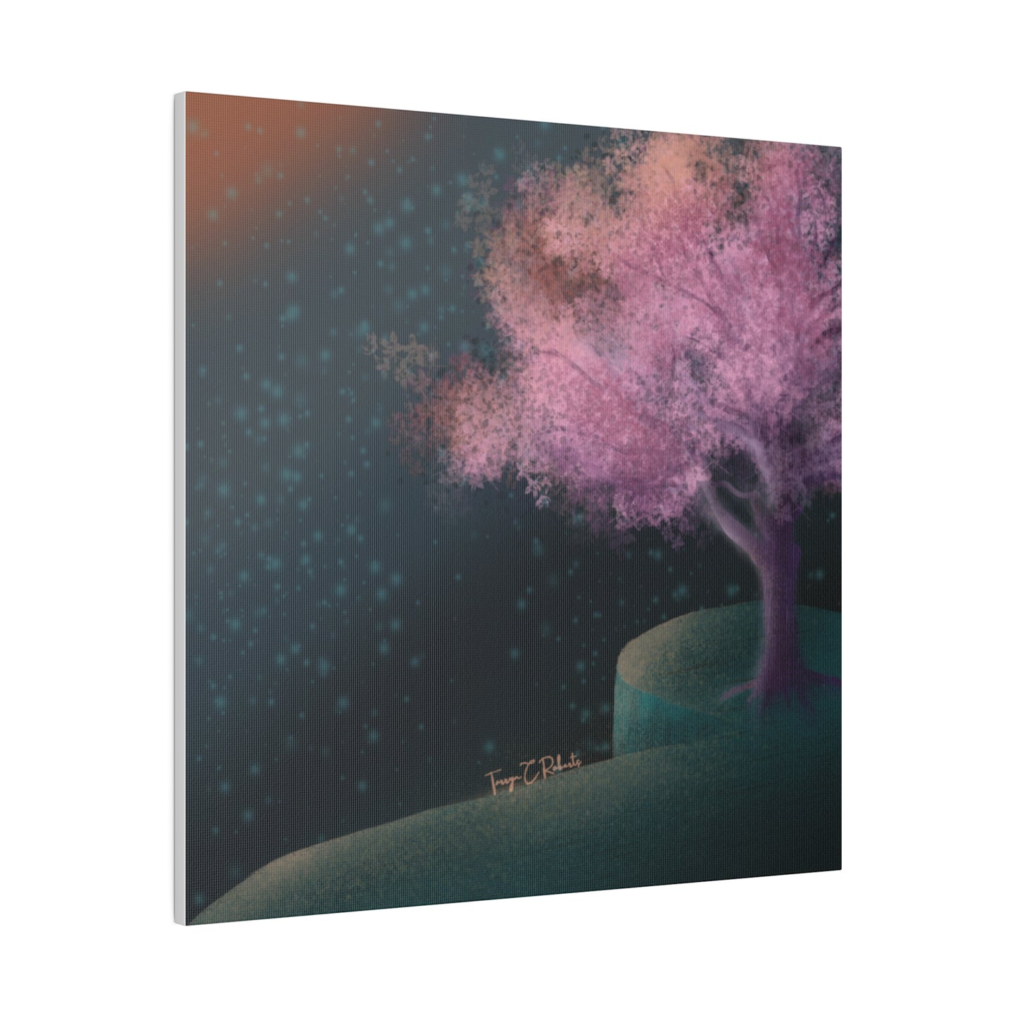 Cherry Blossom Matte Canvas, Stretched, 0.75"