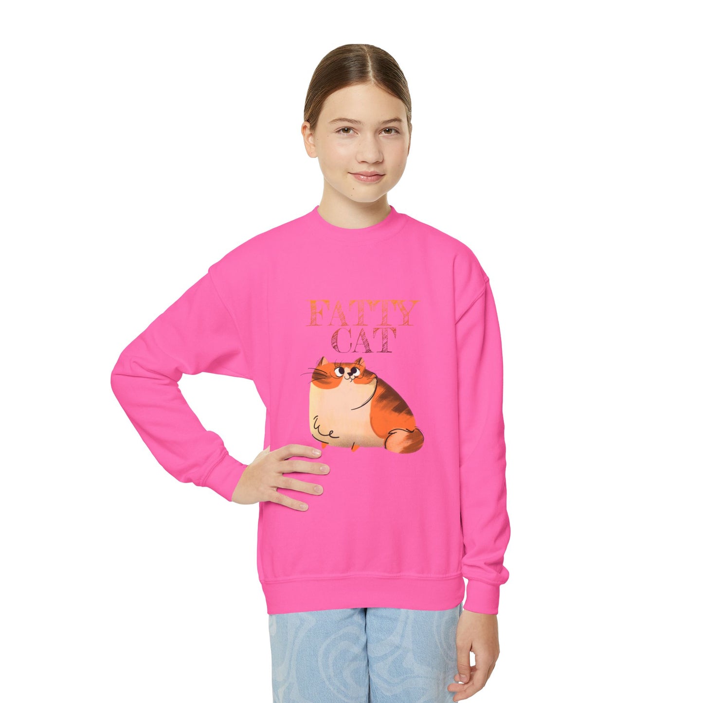 Fatty Cat Sweet Youth Crewneck Sweatshirt