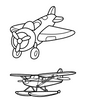 FREE Planes, Trains & Automobiles Colouring Pages 3