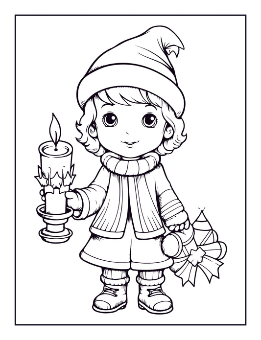 FREE Christmas Colouring Pages 7