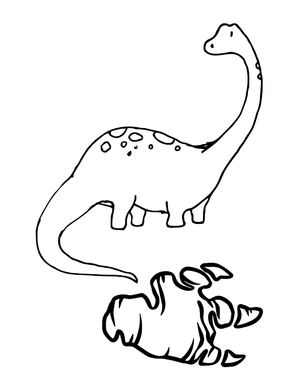 FREE Dinosaur Colouring Pages 2