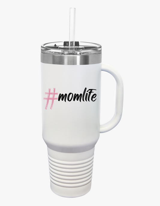 #MomLife Insulated Travel Mug, 40oz