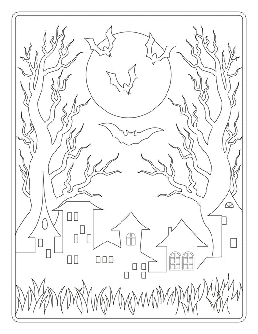 FREE Halloween Colouring Pages 1