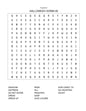 FREE Halloween Word Search Pages 3 Age 5-6