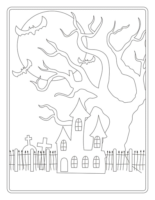 FREE Halloween Colouring Pages 5