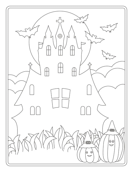 FREE Halloween Colouring Pages 6