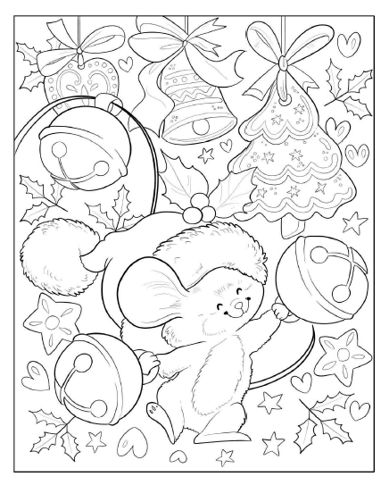 FREE Christmas Colouring Pages 1