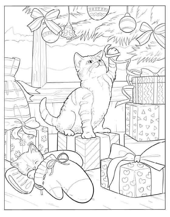 FREE Christmas Colouring Pages 4