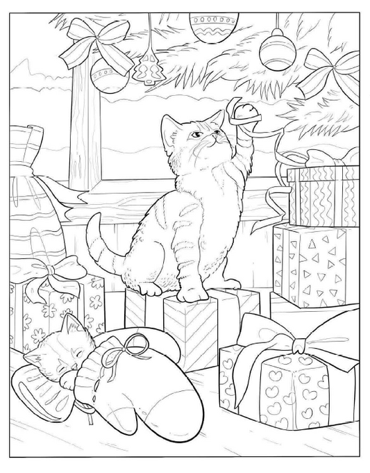 FREE Christmas Colouring Pages 4